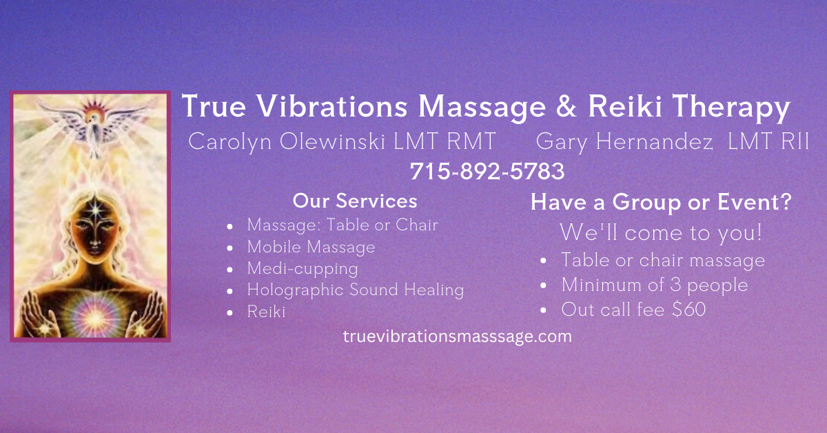 True Vibrations Massage & Reiki Therapy | Minocqua, WI 54548