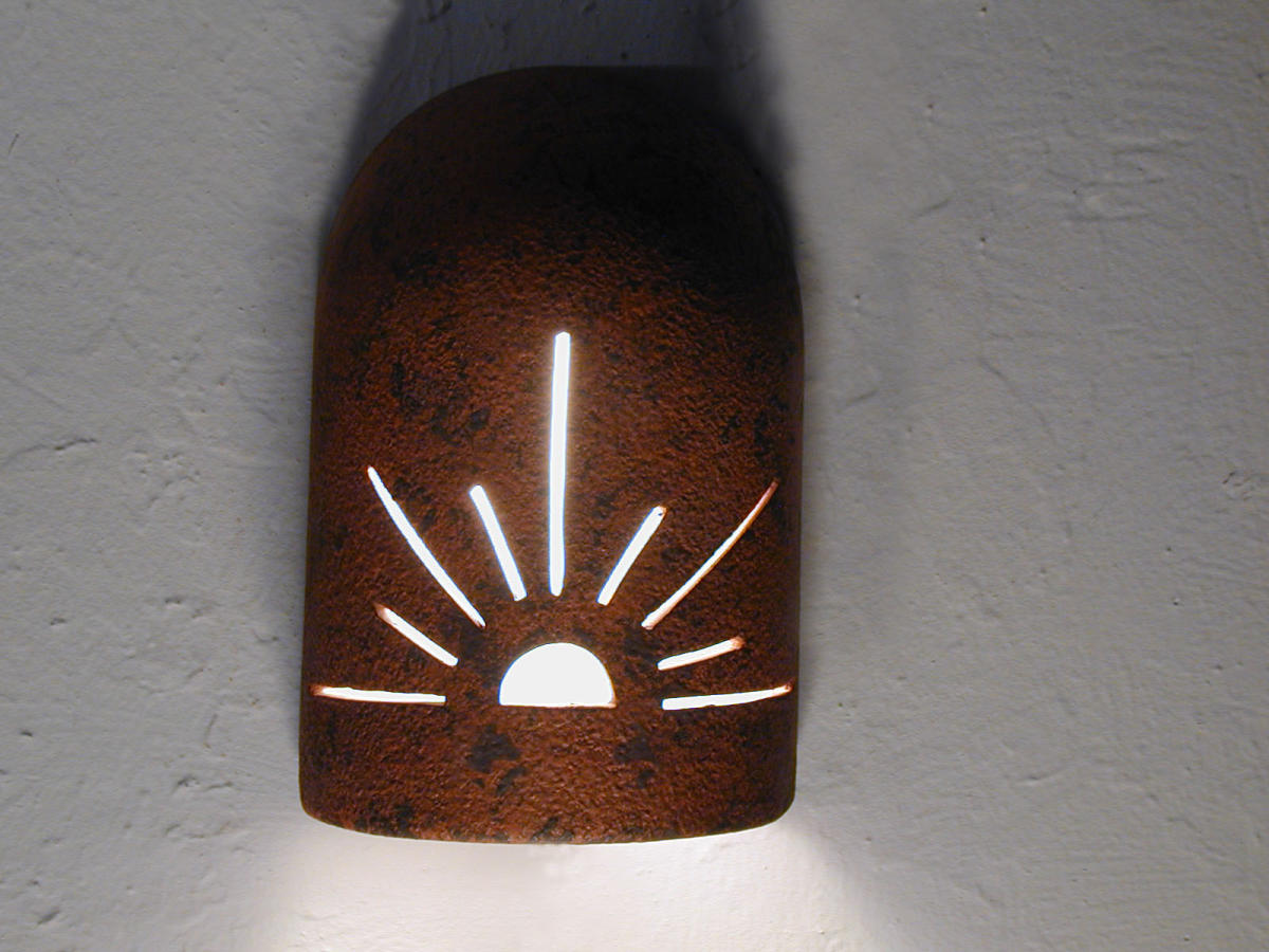 Southwest ceramic wall sconces cheap