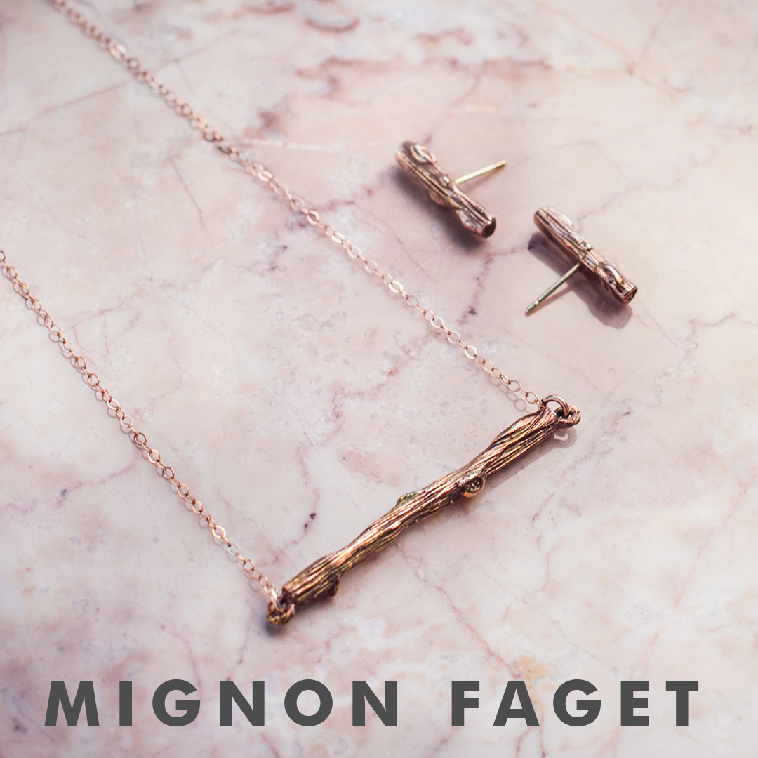 Used mignon faget jewelry top