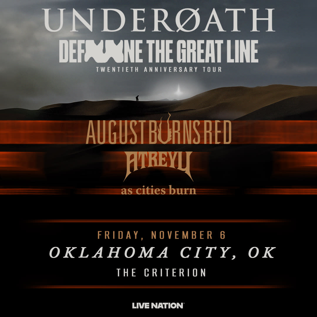 Underoath - Define the Great Line 20th Anniversary Tour | Oklahoma