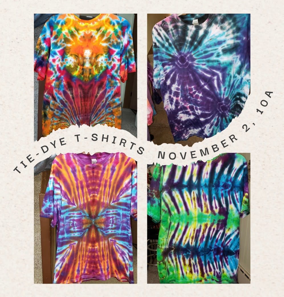 DIY tie dye T shirts