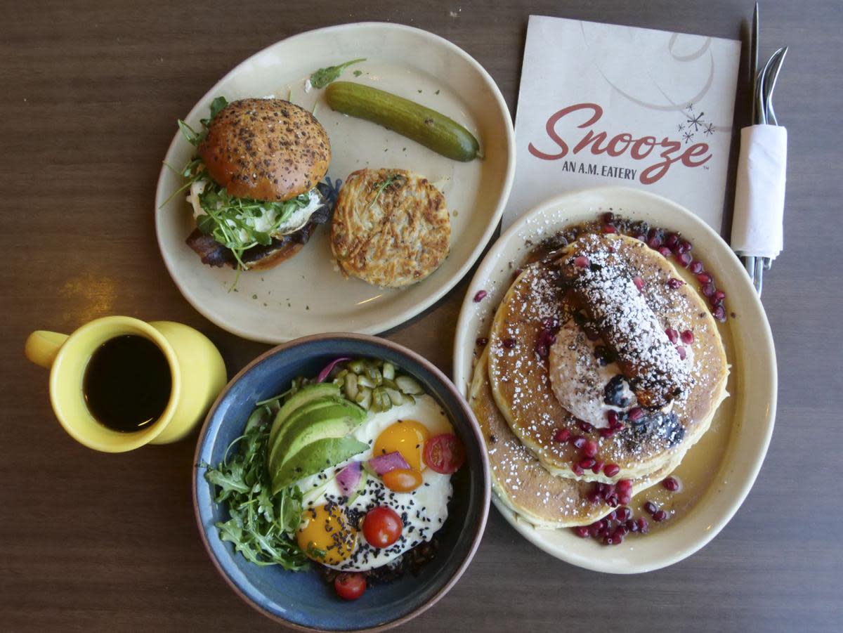 Snooze am sales eatery menu