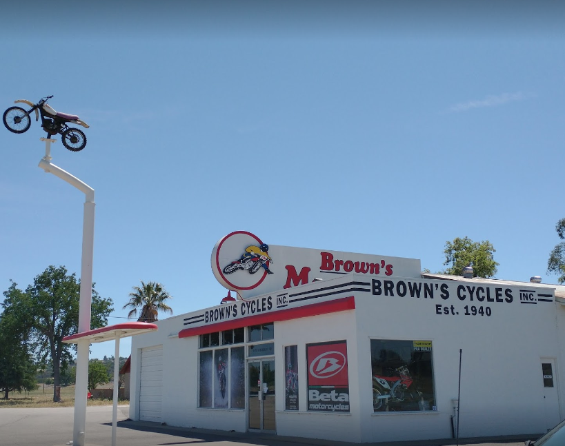 Brown's motorcycle cheap