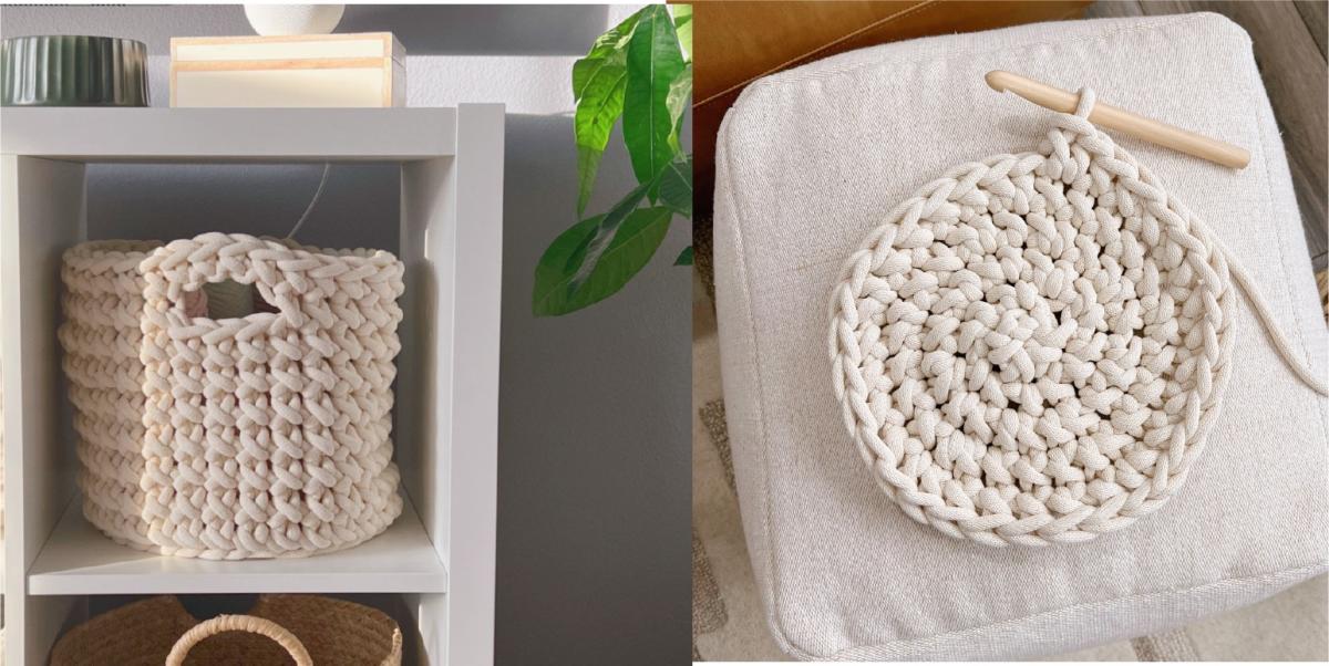 How to crochet a basket - Gathered