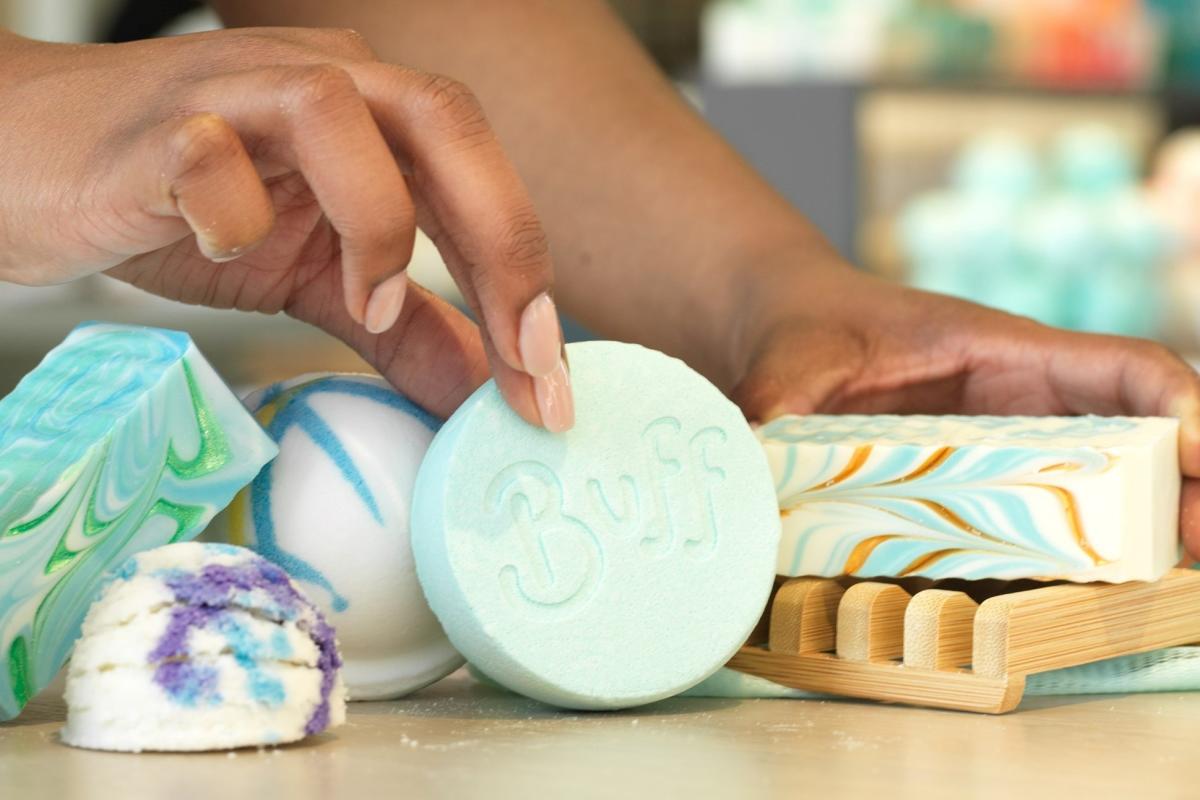 Buff City Soap Shopping Visit Sugar Land, Texas