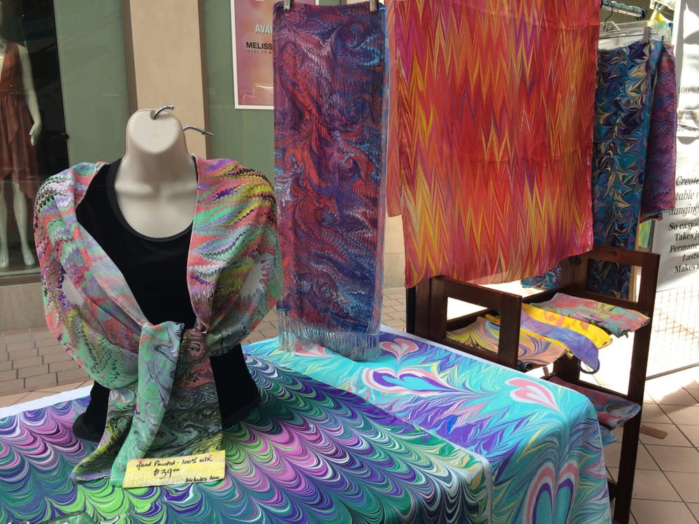 Silk shop art scarves
