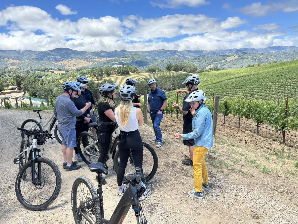 Vineyard bike tour 2025