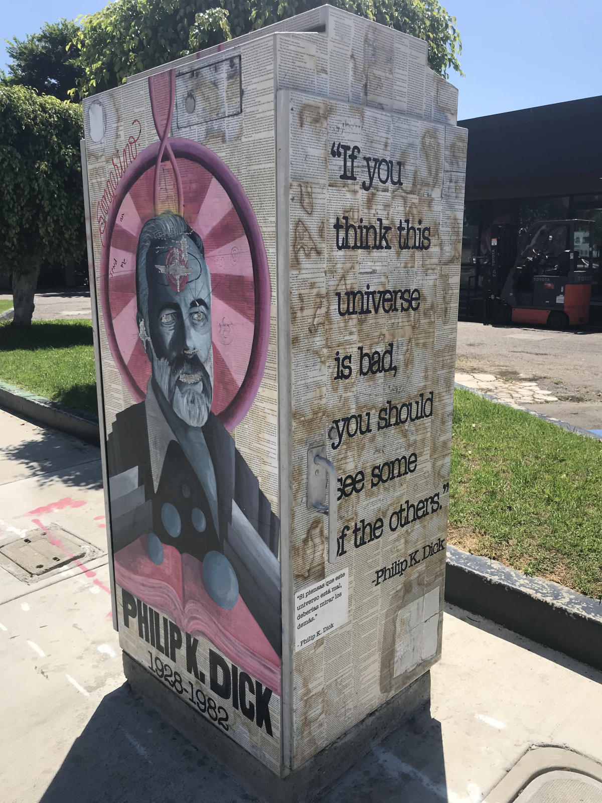 Philip K Dick Utility Box | Santa Ana, CA