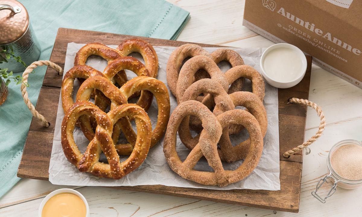 Auntie Anne's Pretzels and Carvel Ice Cream Menu Framingham • Order Auntie  Anne's Pretzels and Carvel Ice Cream Delivery Online • Postmates