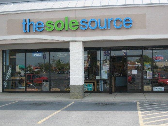 The source shoe store shop