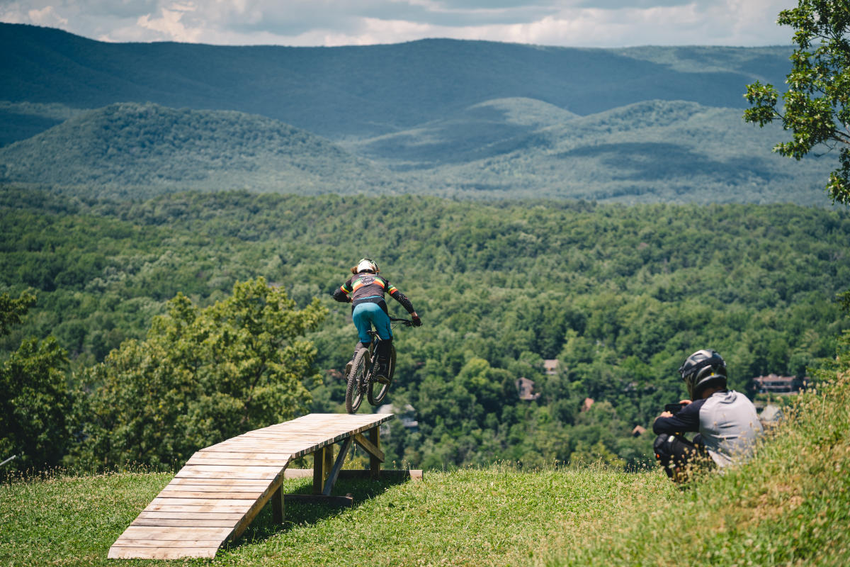 Welch village shop bike park