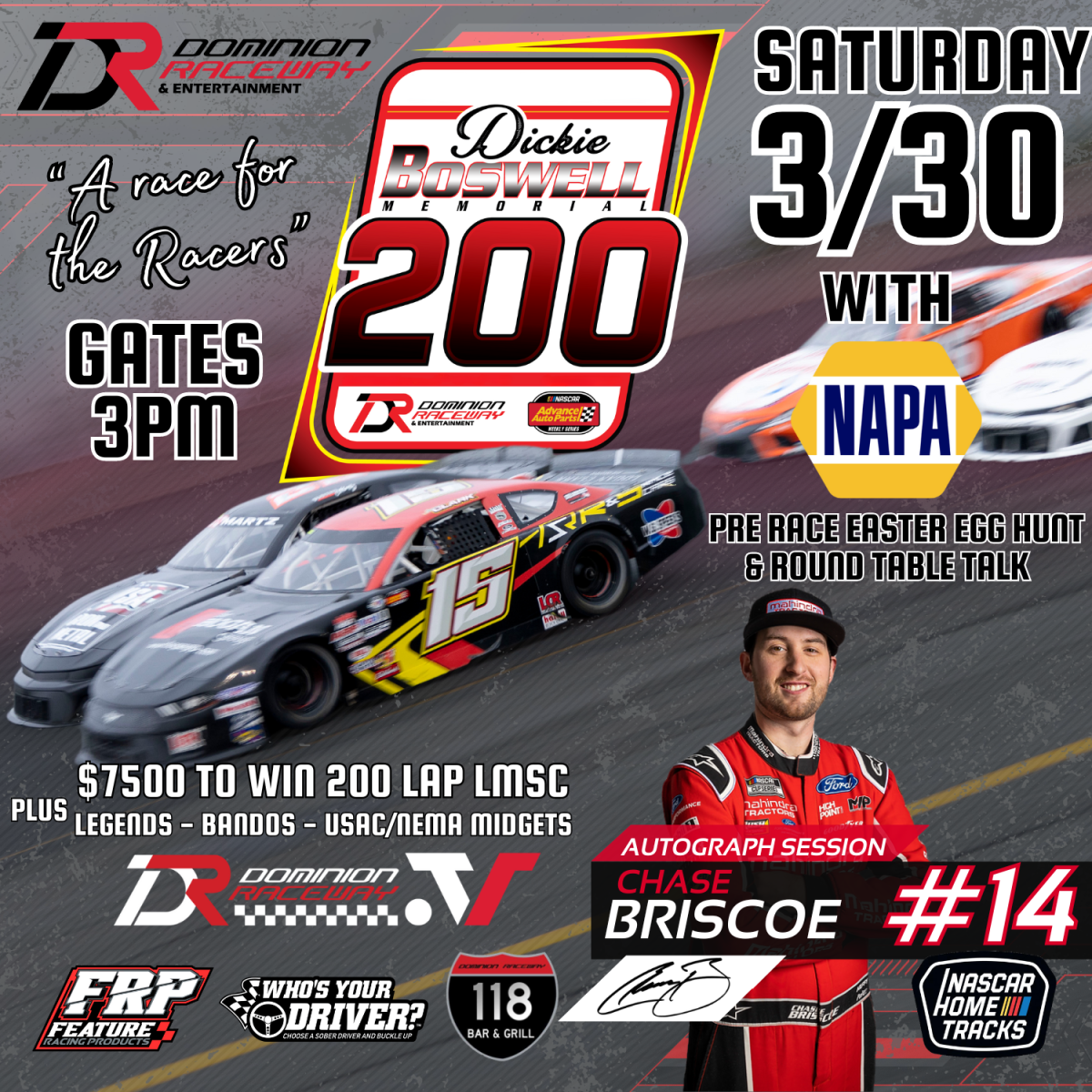 2nd Annual Dickie Boswell Memorial 200