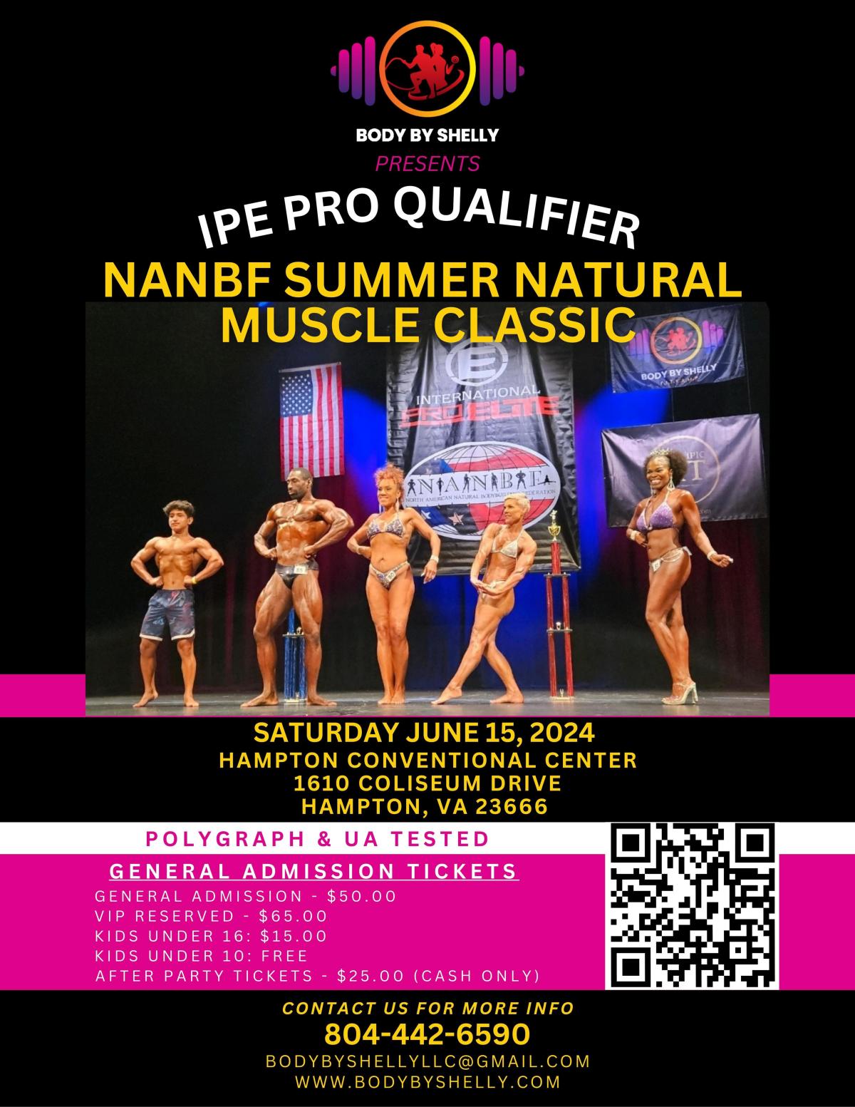 NANBF Drug-Tested Bodybuilding Competitions