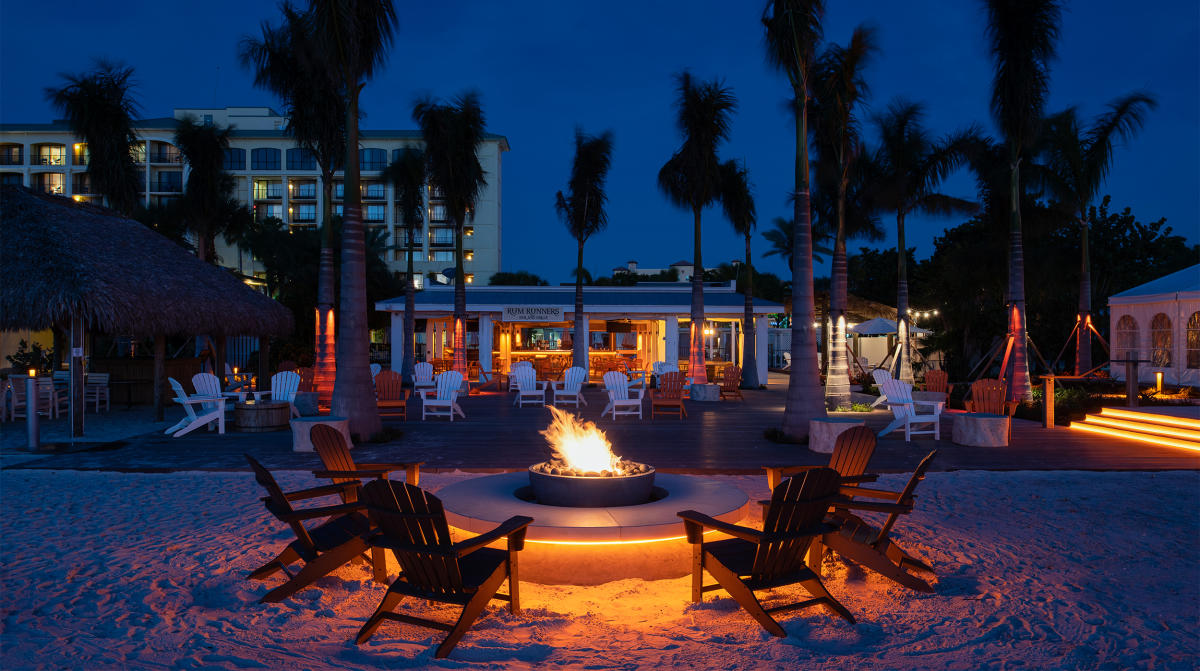 Rum Runner's Beach Bar at Sirata Resort in St. Petersburg VISIT FLORIDA
