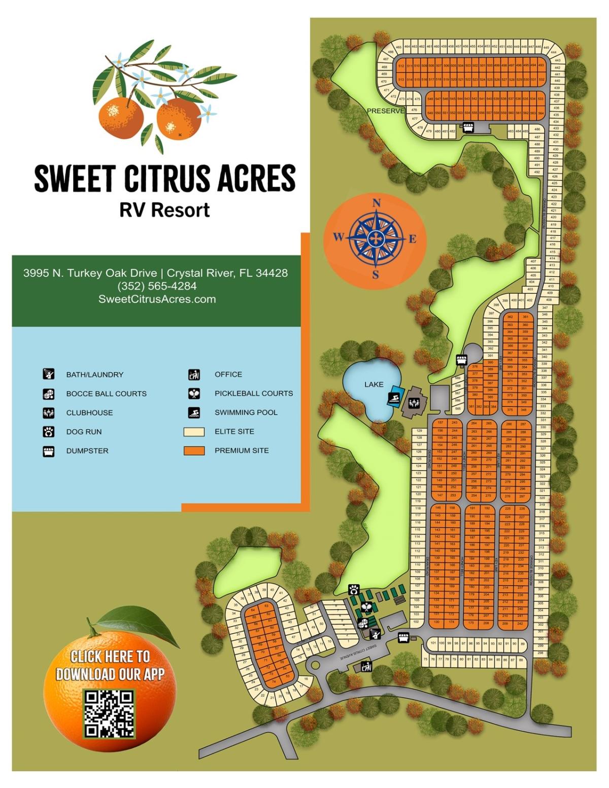 Sweet Citrus Acres RV Resort in Crystal River VISIT FLORIDA