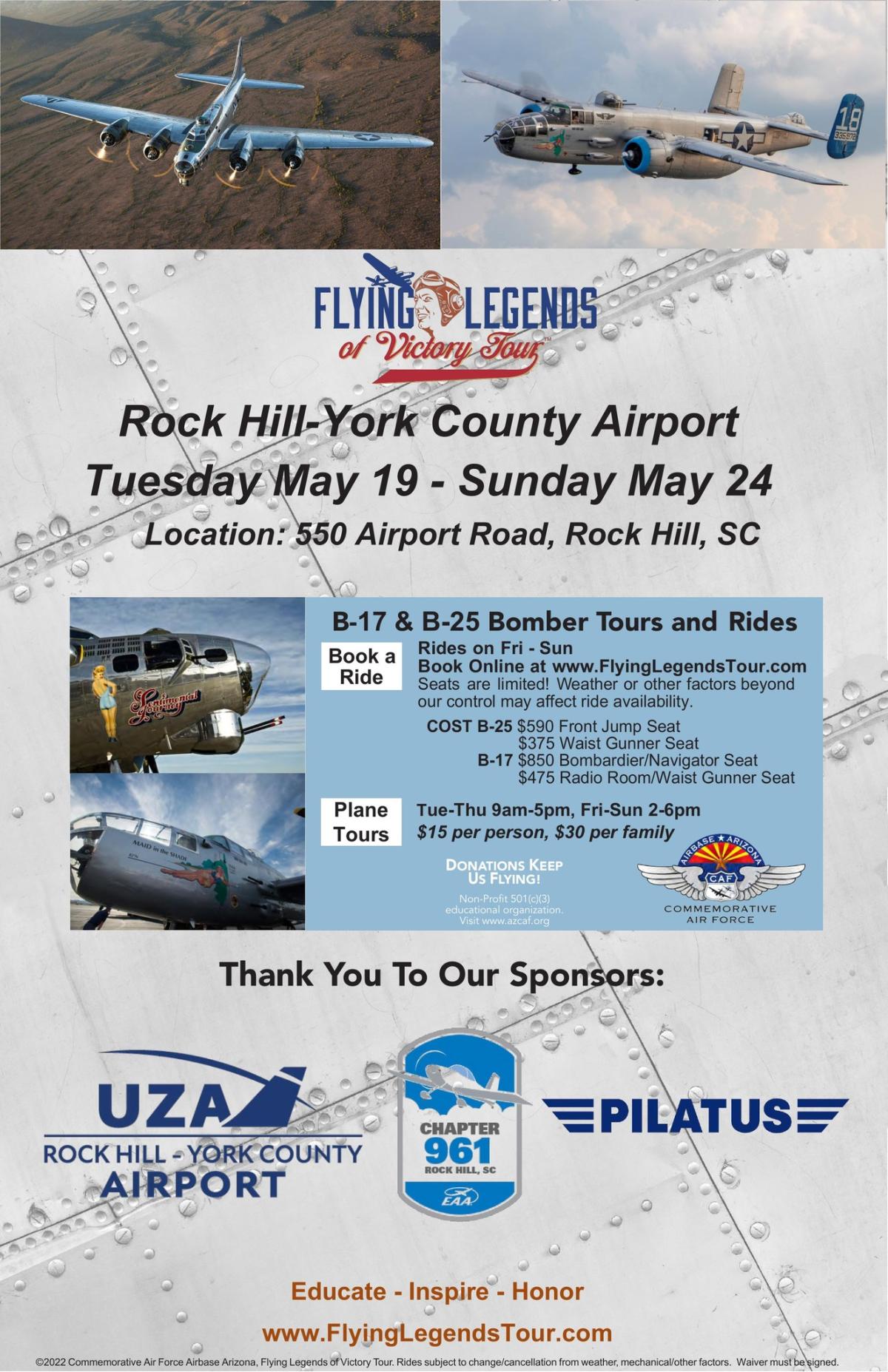 2026 Flying Legends of Victory Tour