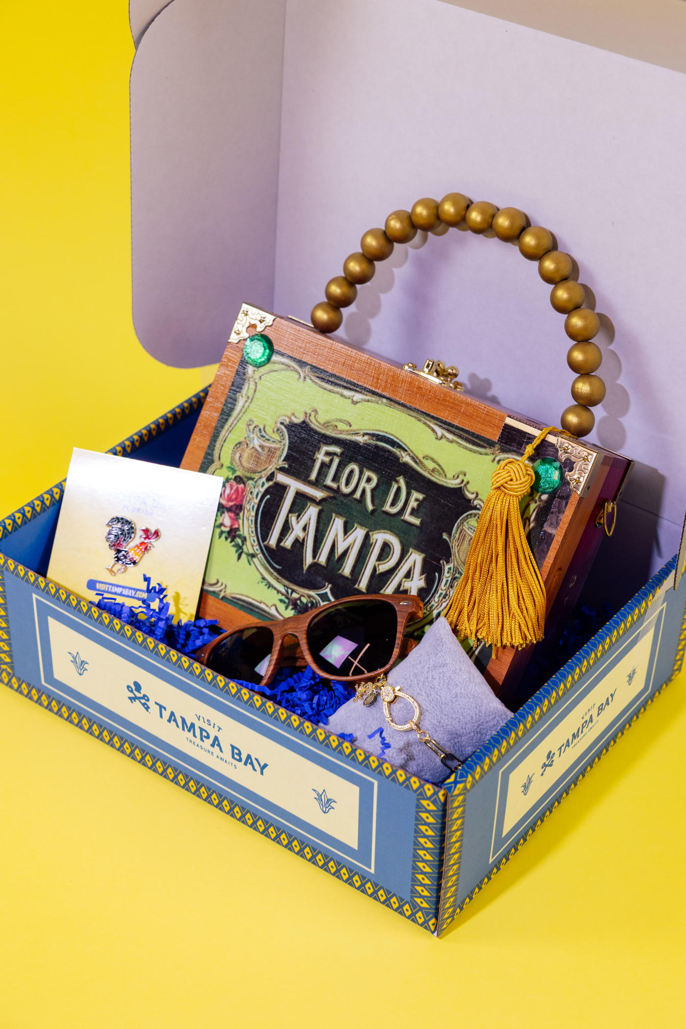 ASAE Gift boxes on yellow background