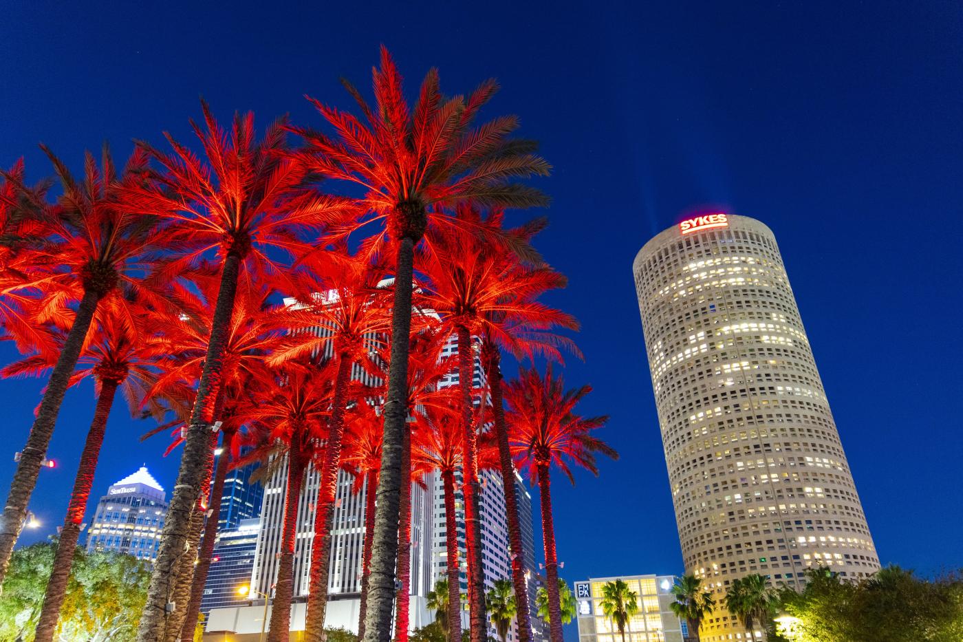 Tampa in red for National Travel and Tourism Week