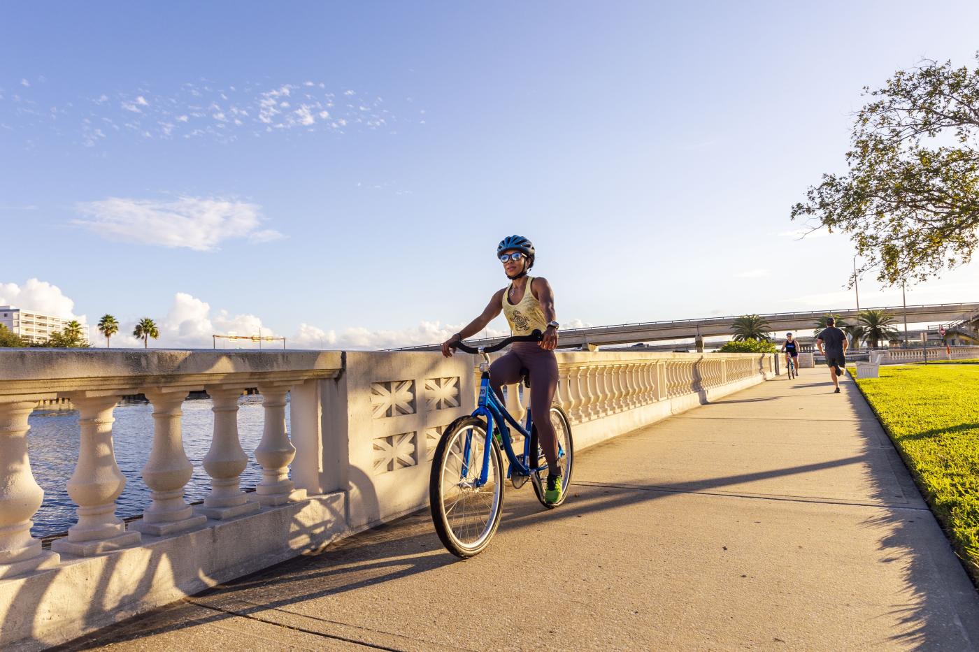 Tampa Riverwalk bike rentals