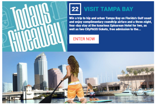 Tampa Bay leads off Travel Channel’s “30 Days of Getaways”