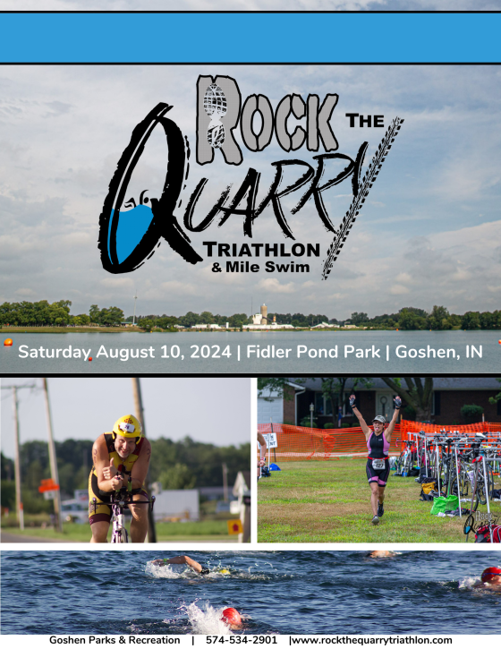 Rock The Quarry Triathlon & Mile Swim Goshen, IN 46526