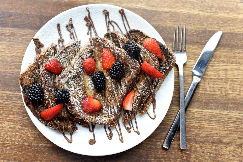 French Toast at Dish Society restaurant in Houston
