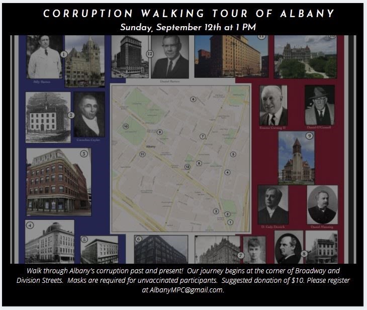 Corruption Walking Tour of Albany
