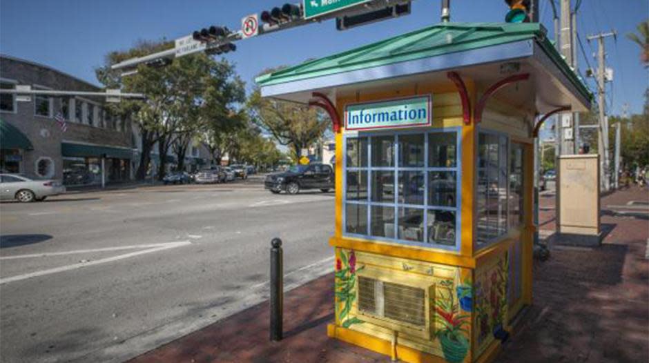 Coconut Grove Information Booth