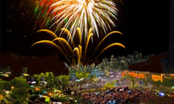 July 4th Fireworks at Peacock Park are a Coconut Grove Chamber of Commercetradition