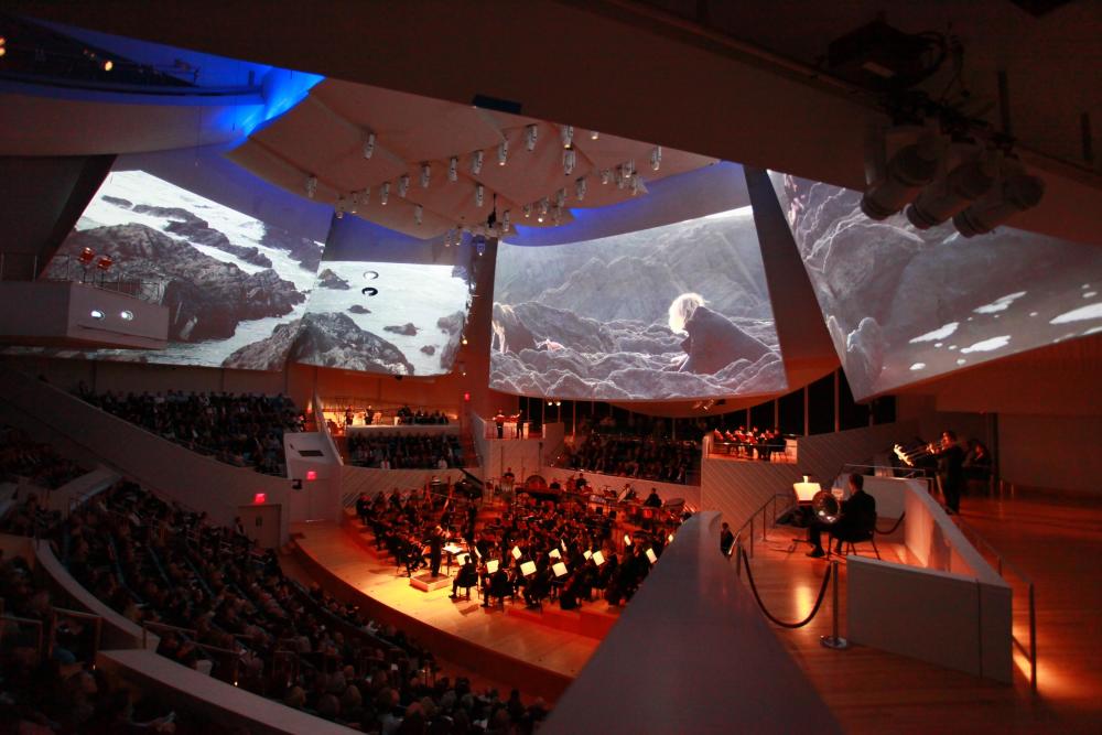 New World Center's main concert hall, the world premiere of Polaris - photo by Rui Dias-Aidos