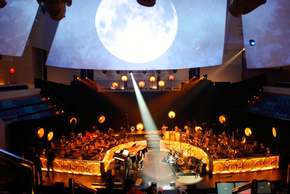 Performance Hall Concert Featuring Immersive Video Projection