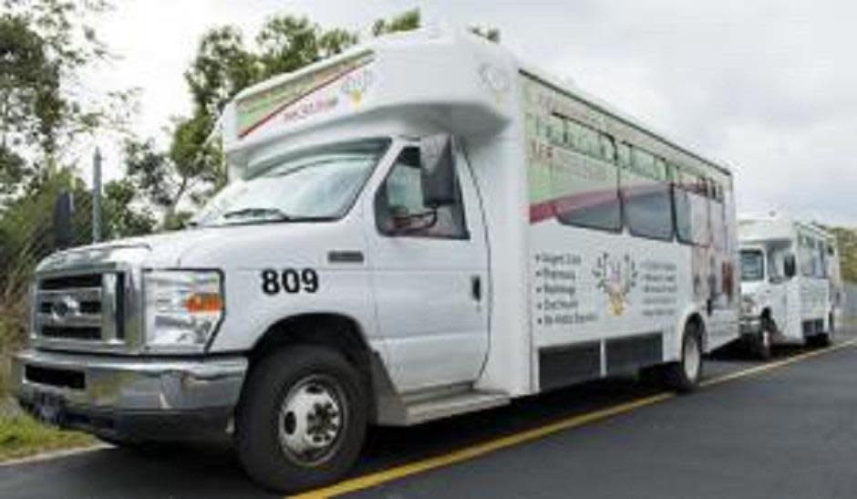 A CHI oferece transporte gratuito de e para seus centros de saúde em Miami-Dade County
