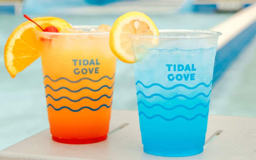 Quench your thirst in a world of refreshing drinks at Tidal Cove. Sip, relax, and savor the moment.