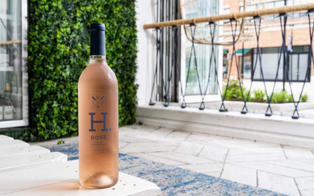 H Rosé, The Hampton Social's very own private label. Now pouring in all locations!