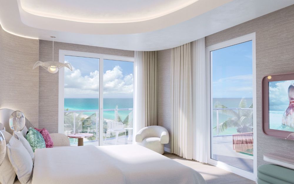 Stunning bedroom views from the Panoramic Penthouse Suite