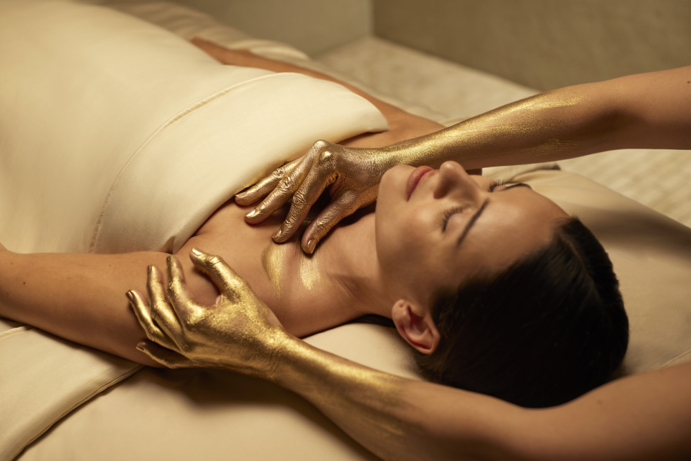 24K Gold Wrap at The St. Regis Spa