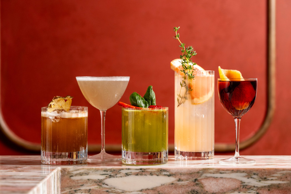 Erba Hosts a Cocktail Hour Every Day from 5:30 - 6:30 pm, featuring $12 Negronis & Spritzes