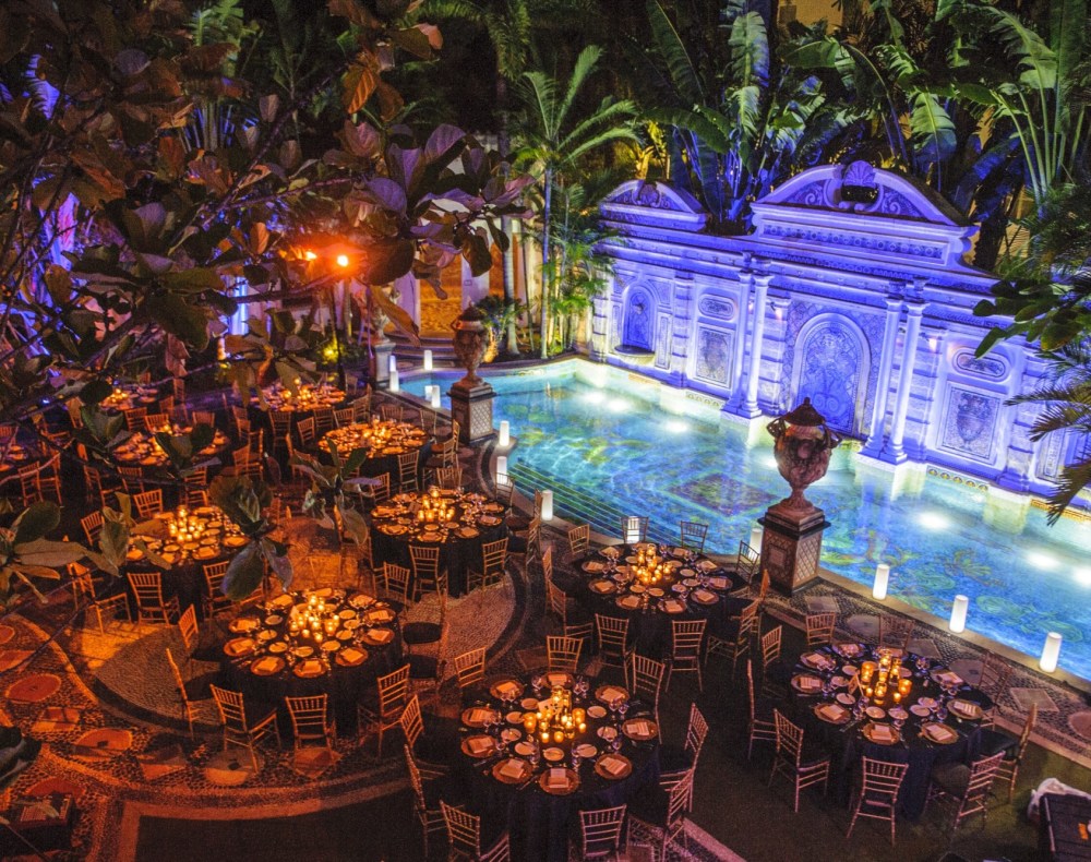 Poolside Dinner at Casa Casuarina Versace Mansion