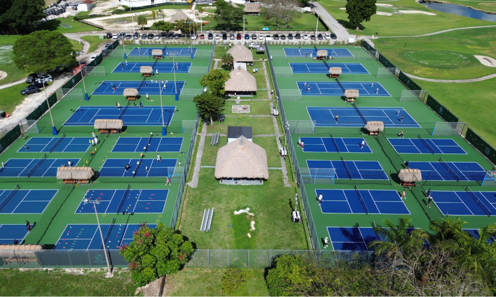 DETA Pickleball Club, the biggest Pickleball facility in Miami, the perfect place to enhance your corporate event