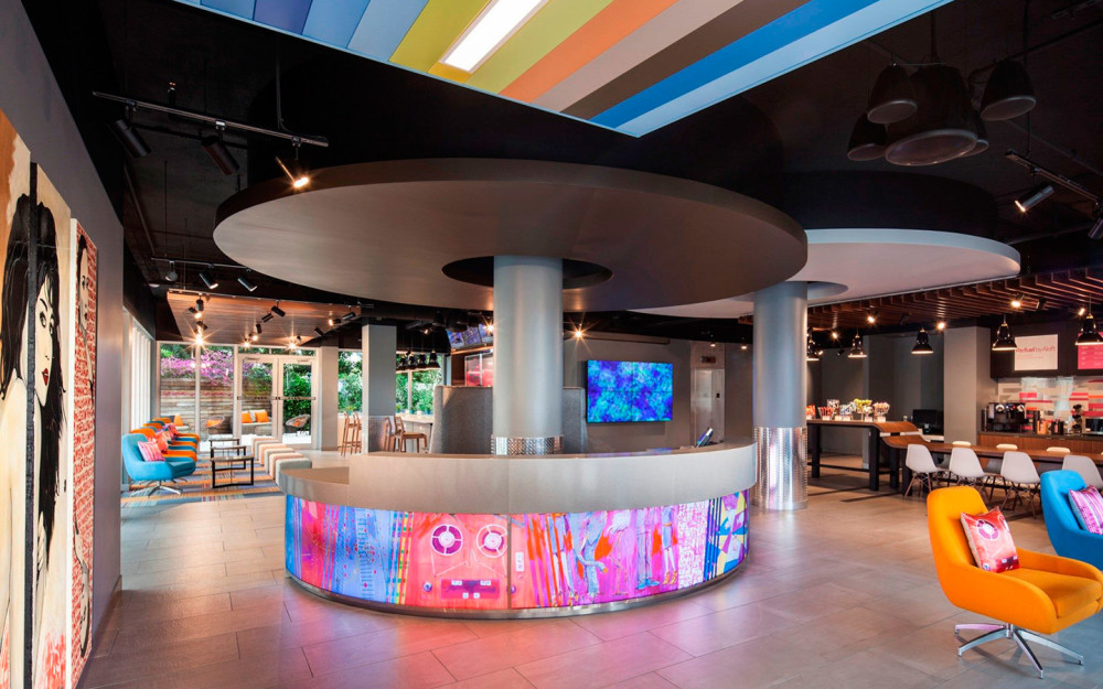 Aloft lobby area