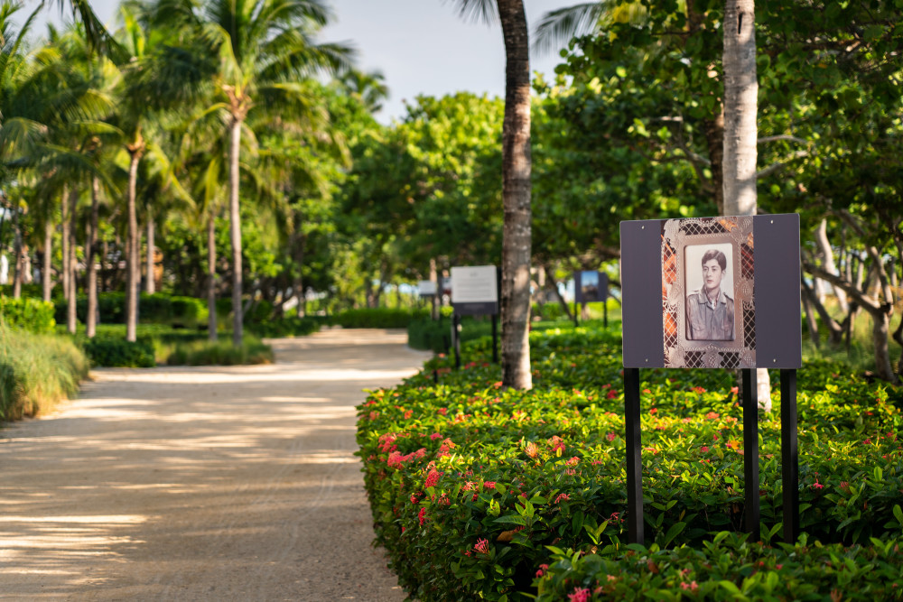 The Bal Harbour Beach Path is ideal for walking, jogging or biking and features a rotating art exhibition.