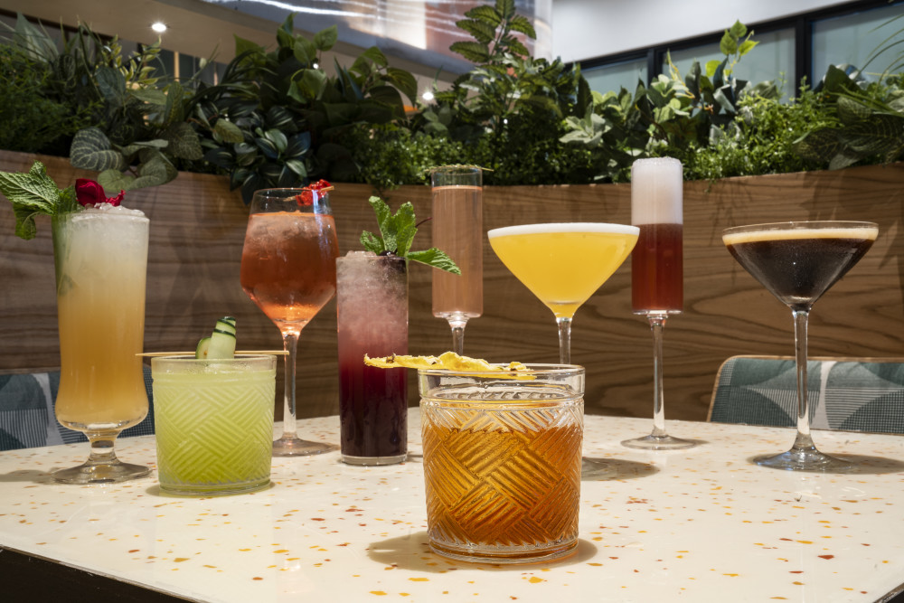 Auswahl an Cocktails