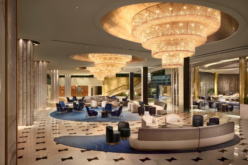 Fontainebleau Miami Beach's iconic Chateau Lobby