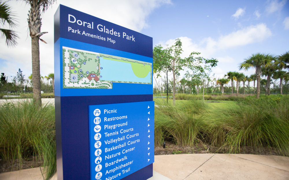 Doral Glades Park Map