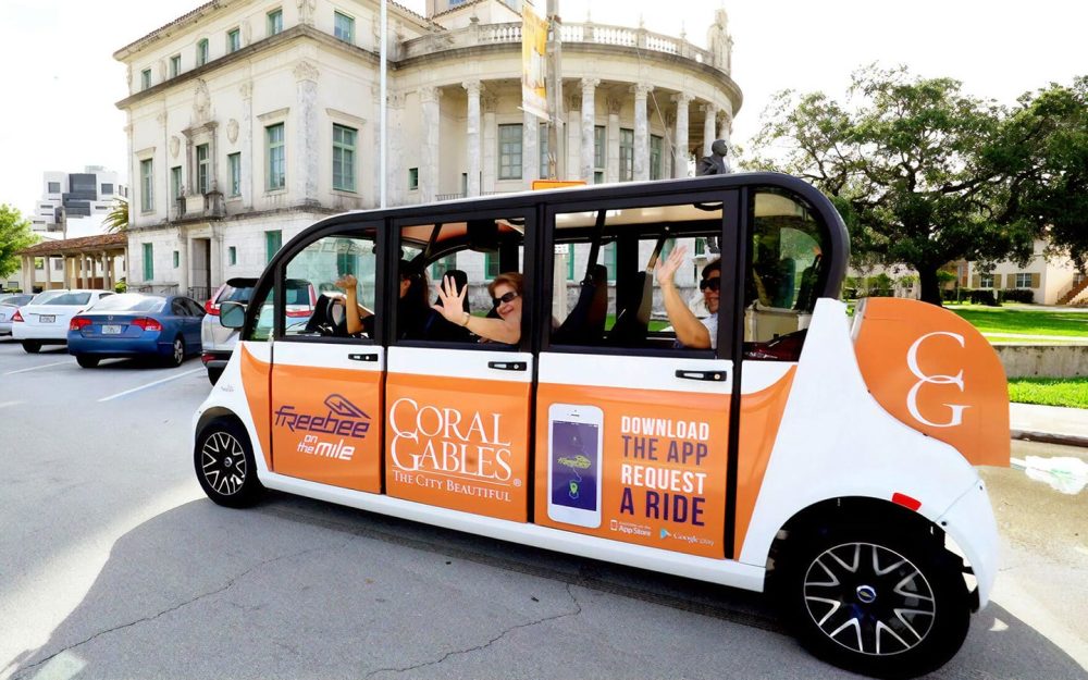 Need a ride in Coral Gables? Ride Freebee