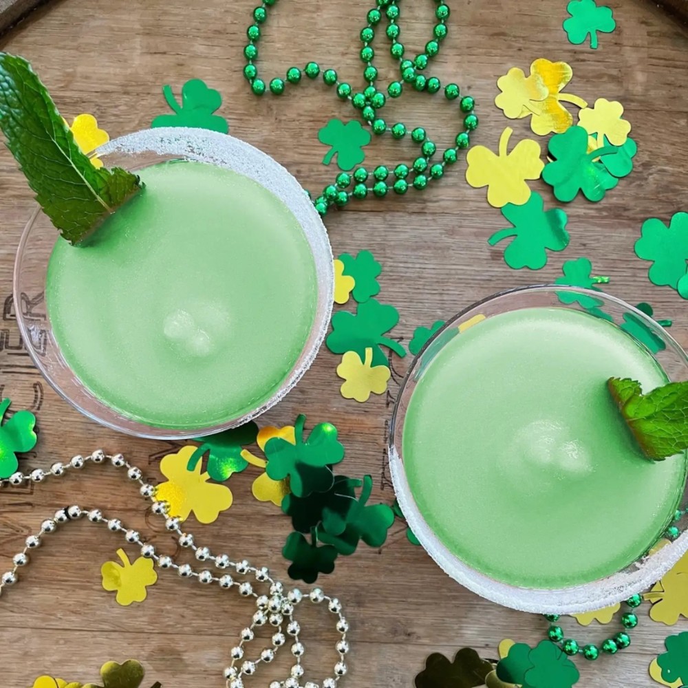 Celebrate St. Patrick's Day with our limited-time Green Frosé! Available from March 10 - 17th. ✨🍀