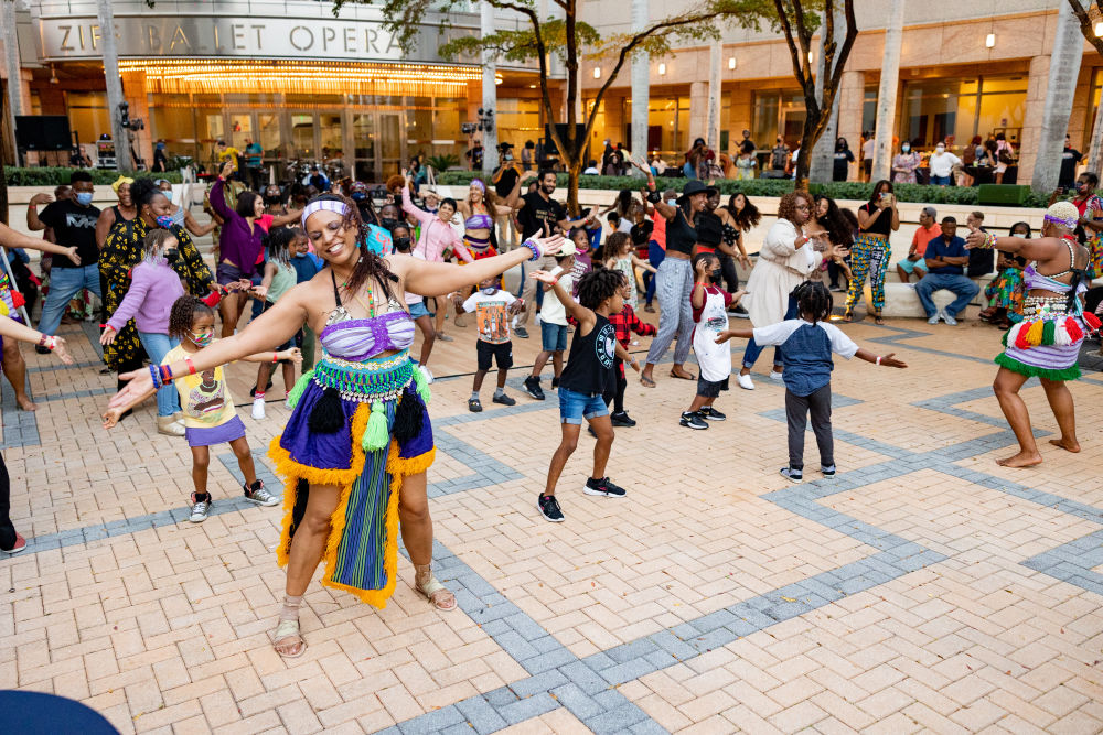 Heritage Fest 2022 in the Arsht Center's Thomson Plaza - Photo by Morgan Sophia Photography