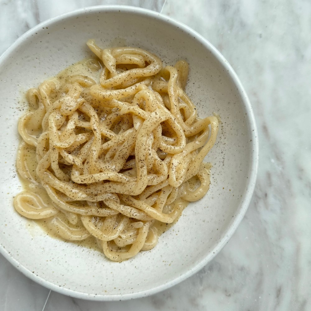 Pici cacio e pepe