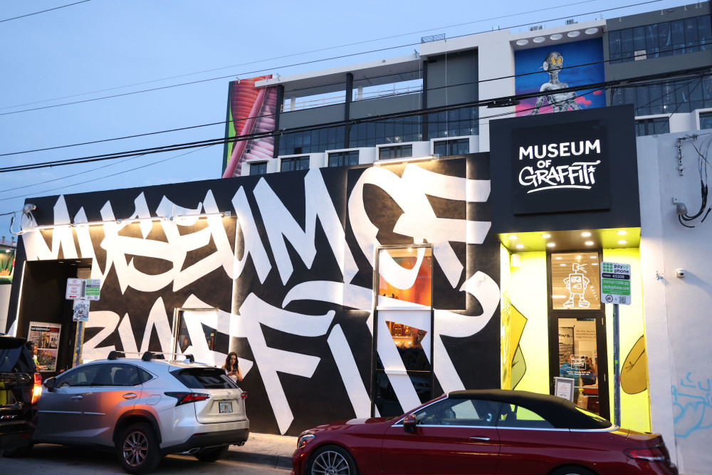 Graffiti-Museum in der NW 26th Street.