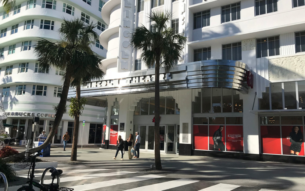 Lincoln Road - H&M Store at the former Lincoln Theatre